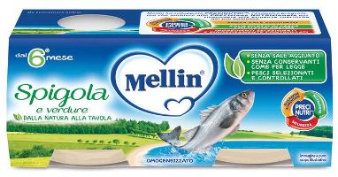 Mellin Omogeneizzato di Spigola 2 x 80 g Mellin Omogeneizzato di Spigola 2 x 80 g