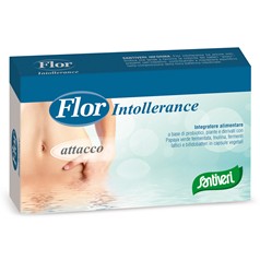 Santiveri Flor Intollerance 3 Attacco Integratore Flora Batterica Intestinale 30Capsule