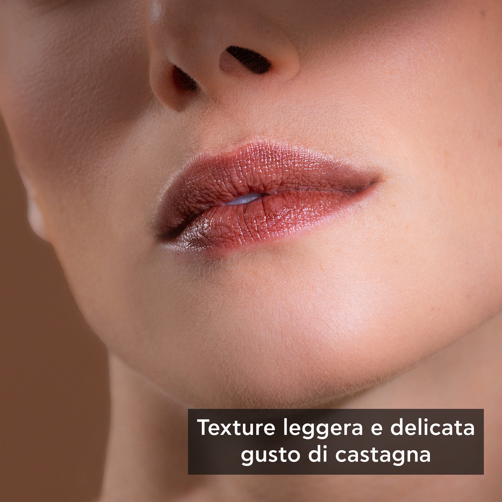 Apivita - Balsamo Labbra Alla Castagna 4,4 g - Colore Cioccolato