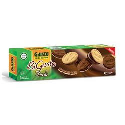 Giusto Senza Glutine BiGusto Dark Biscotti Con Ripieno Al Cacao 130 g