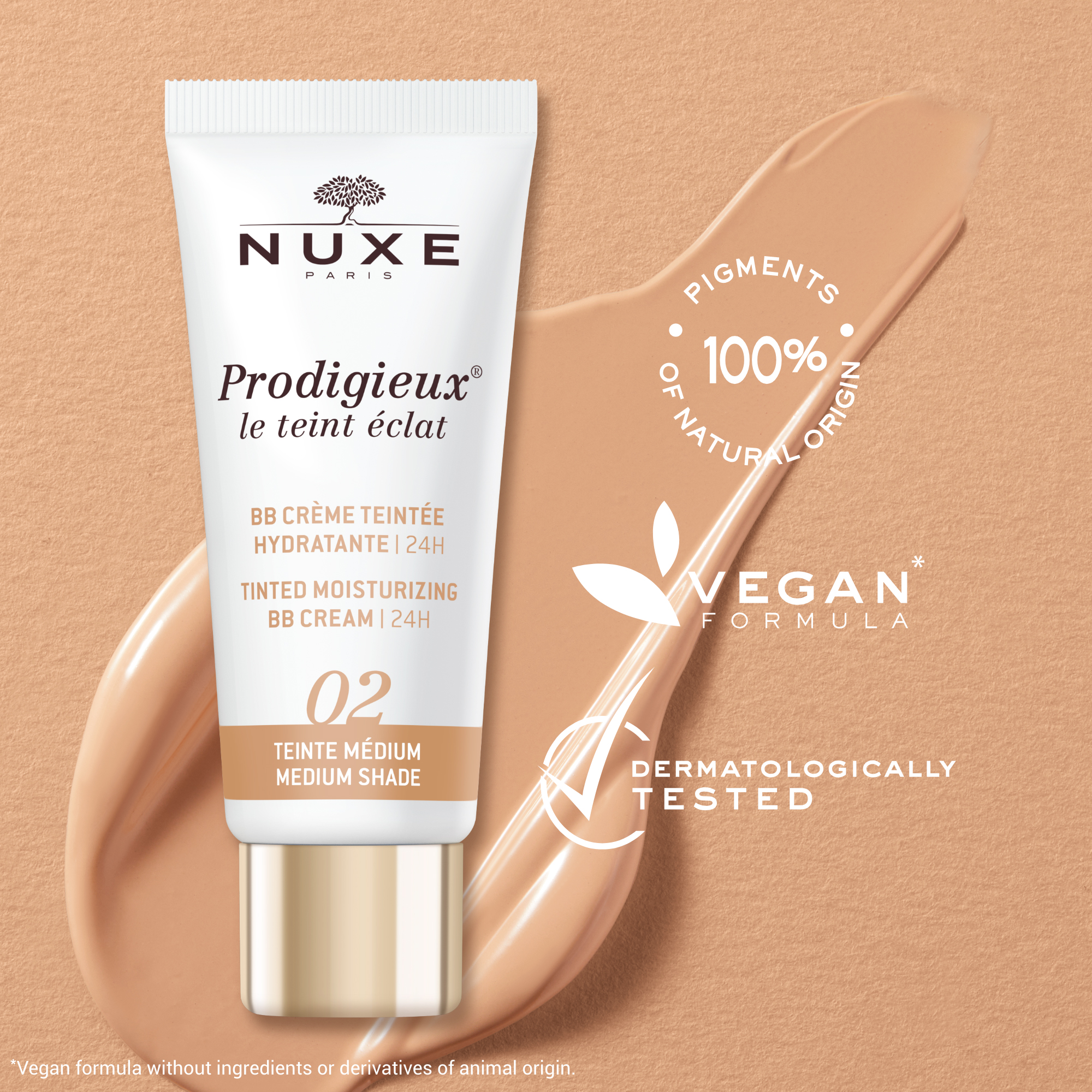 Nuxe - Prodigieux - BB Cream Crema Colorata Idratante - Tonalità Media 30 ml