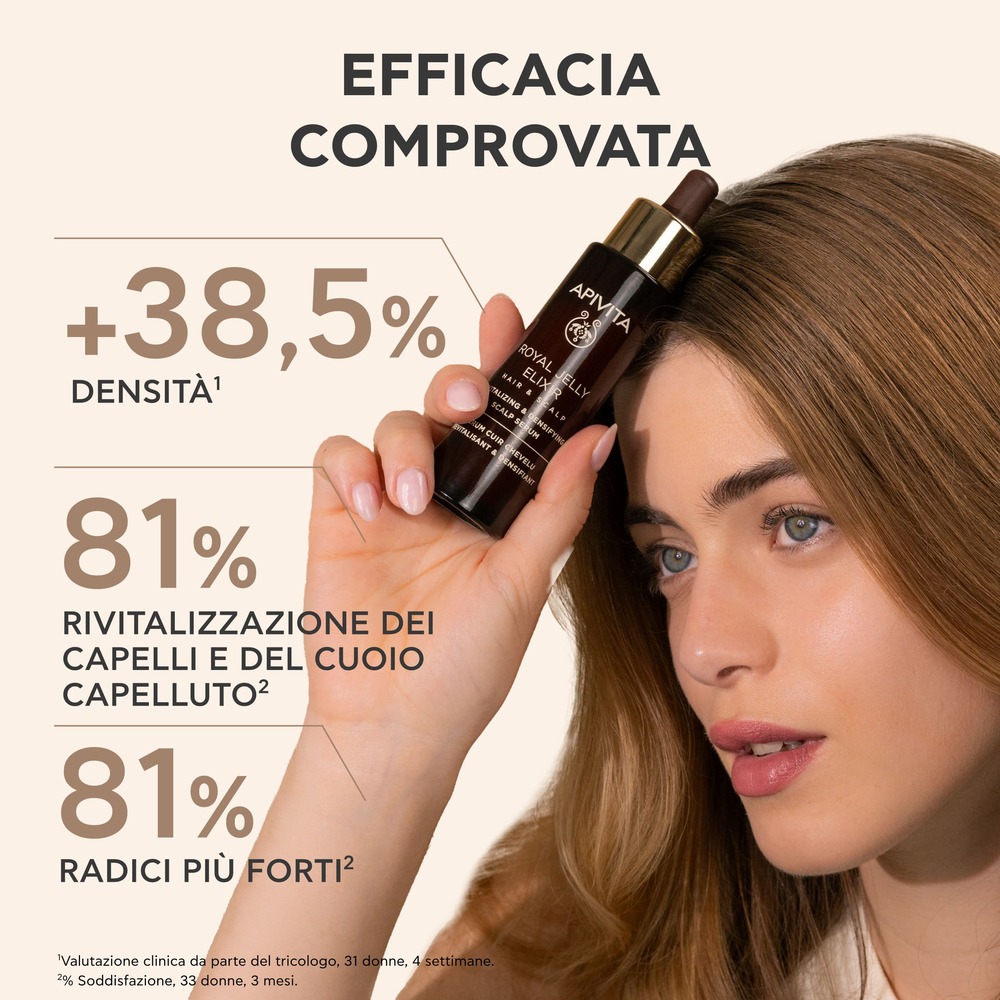 Apivita Royal Jelly Elixir - Siero Rivitalizzante E Volumizzante Per Capelli 50 ml