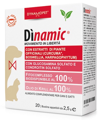 Dinamic Integratore Articolare per Uso Veterinario 20 Bustine