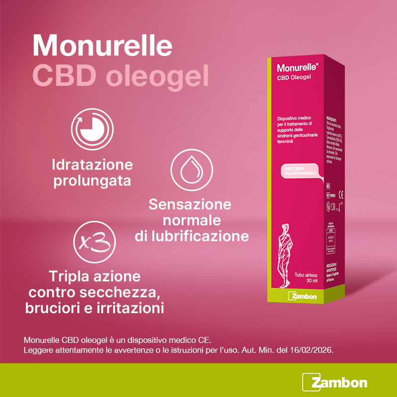 Monurelle CBD Oleogel 30 ml - Trattamento Per Le Sindromi Genitourinarie Femminili