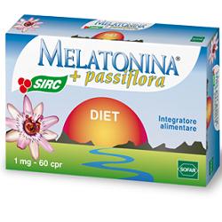 Melatonina + Passiflora Diet - 60 compresse da 1 mg Melatonina + Passiflora Diet - 60 compresse da 1 mg
