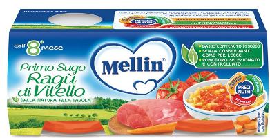 Mellin Primi Sughi Ragù Di Vitello 2 x 80g Mellin Primi Sughi Ragù Di Vitello 2 x 80g