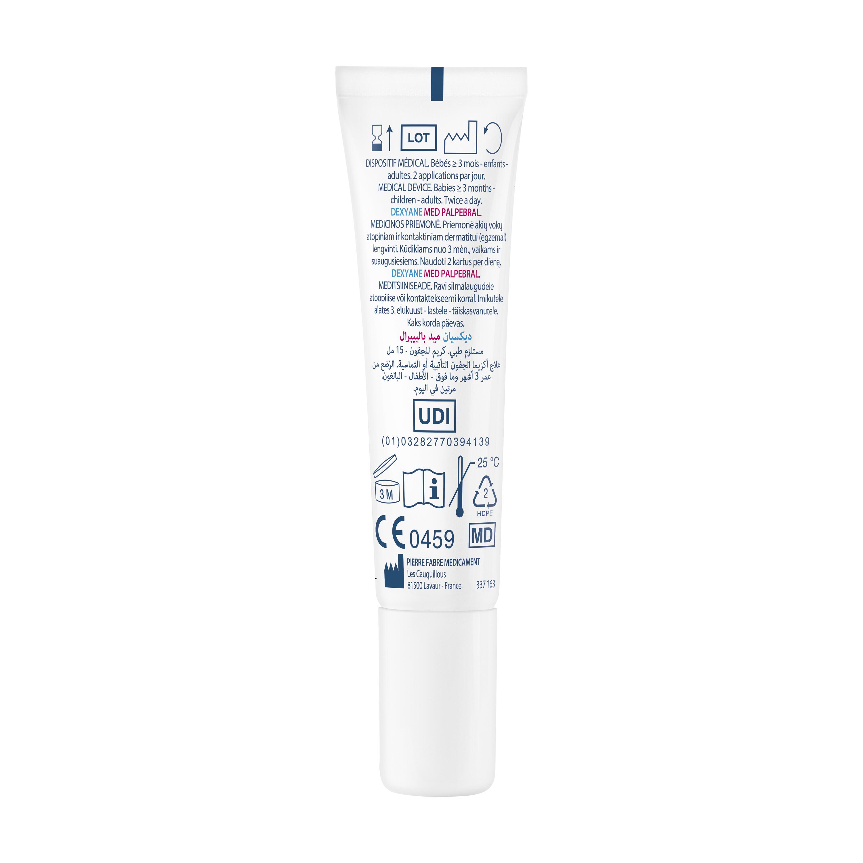 Ducray Dexyane Med Palpebre - Dispositivo Medico Per Eczema Delle Palpebre 15 ml