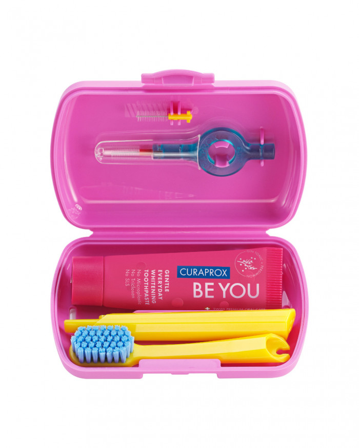 CURAPROX TRAVEL SET PINK CURAPROX TRAVEL SET PINK