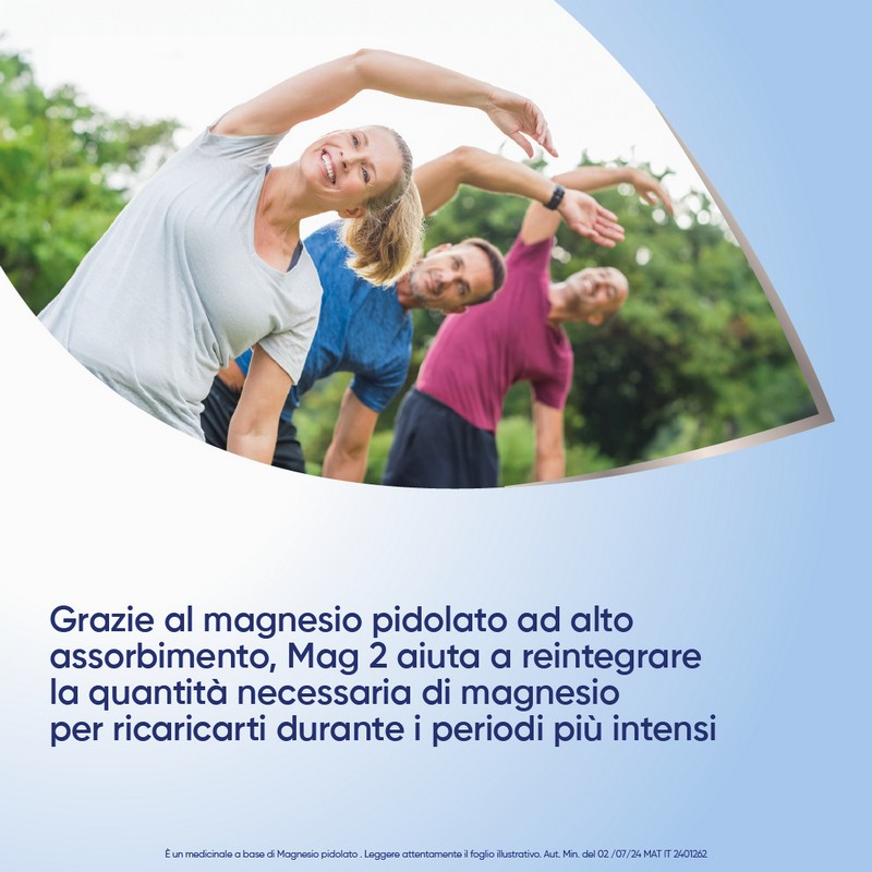 Mag2 Compresse Effervescenti 2,25g Magnesio Pidolato 20 Compresse Mag2 Compresse Effervescenti 2,25g Magnesio Pidolato 20 Compresse