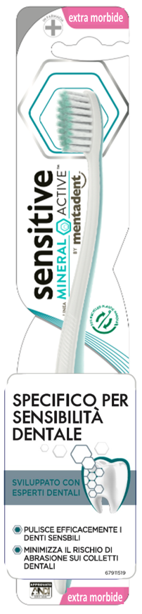 MENTADENT SENSITIVE MINERAL ACTIVE SPAZZOLINO MENTADENT SENSITIVE MINERAL ACTIVE SPAZZOLINO
