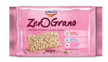 Galbusera Zerograno Cracker Integrale Senza Glutine 360 g Galbusera Zerograno Cracker Integrale Senza Glutine 360 g
