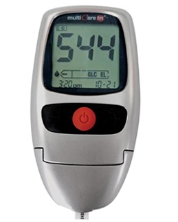 MultiCare IN Misuratore Completo Controllo Glucosio Colesterolo Trigliceridi