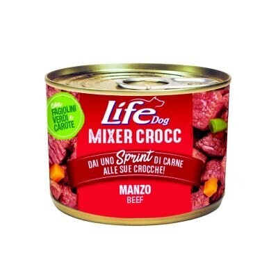 LIFEPETCARE LIFE CANE MIXER CROCC MANZO 150GR (lattina)