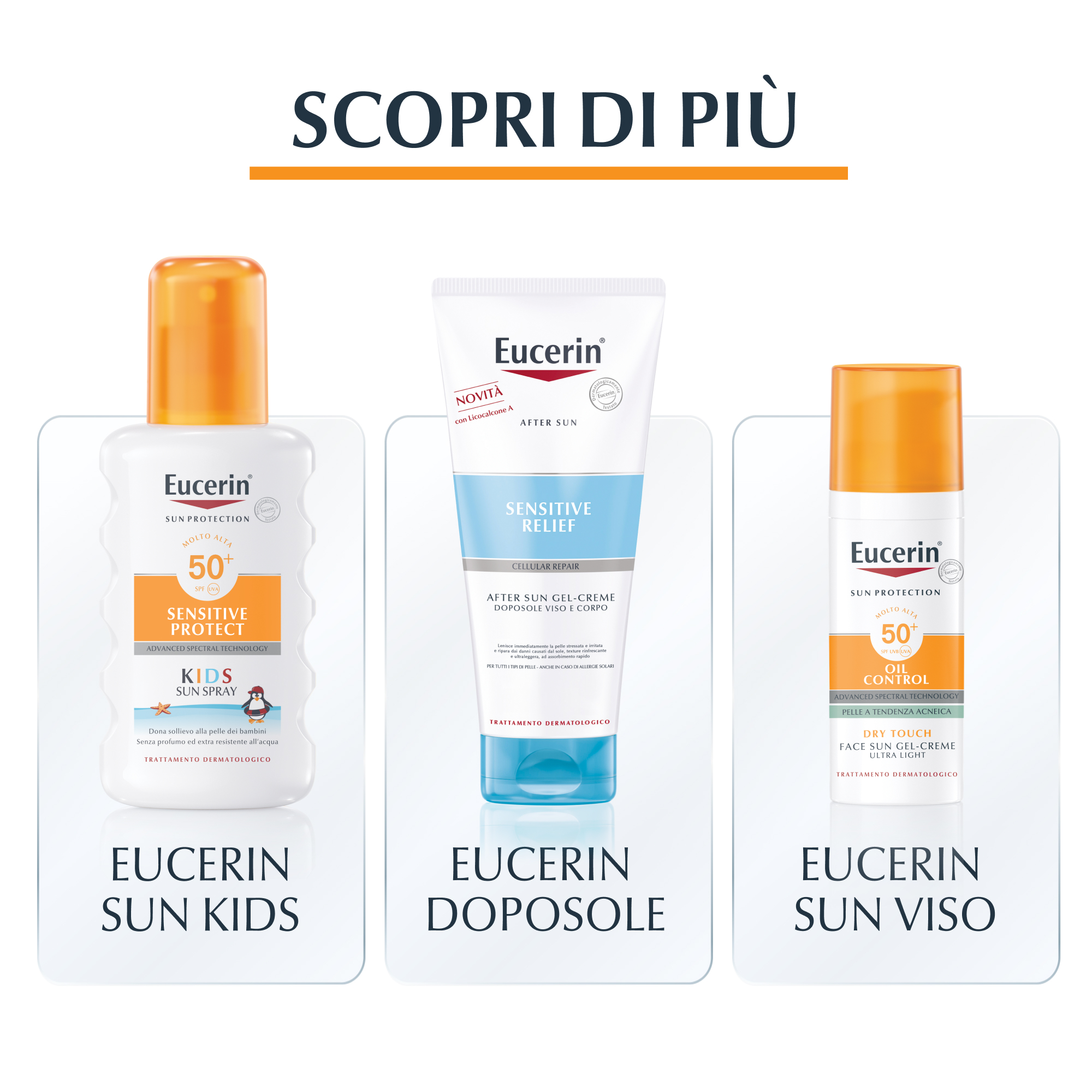 Eucerin Sun Spray Solare Corpo Tocco Secco SPF50 200mL Eucerin Sun Spray Solare Corpo Tocco Secco SPF50 200mL