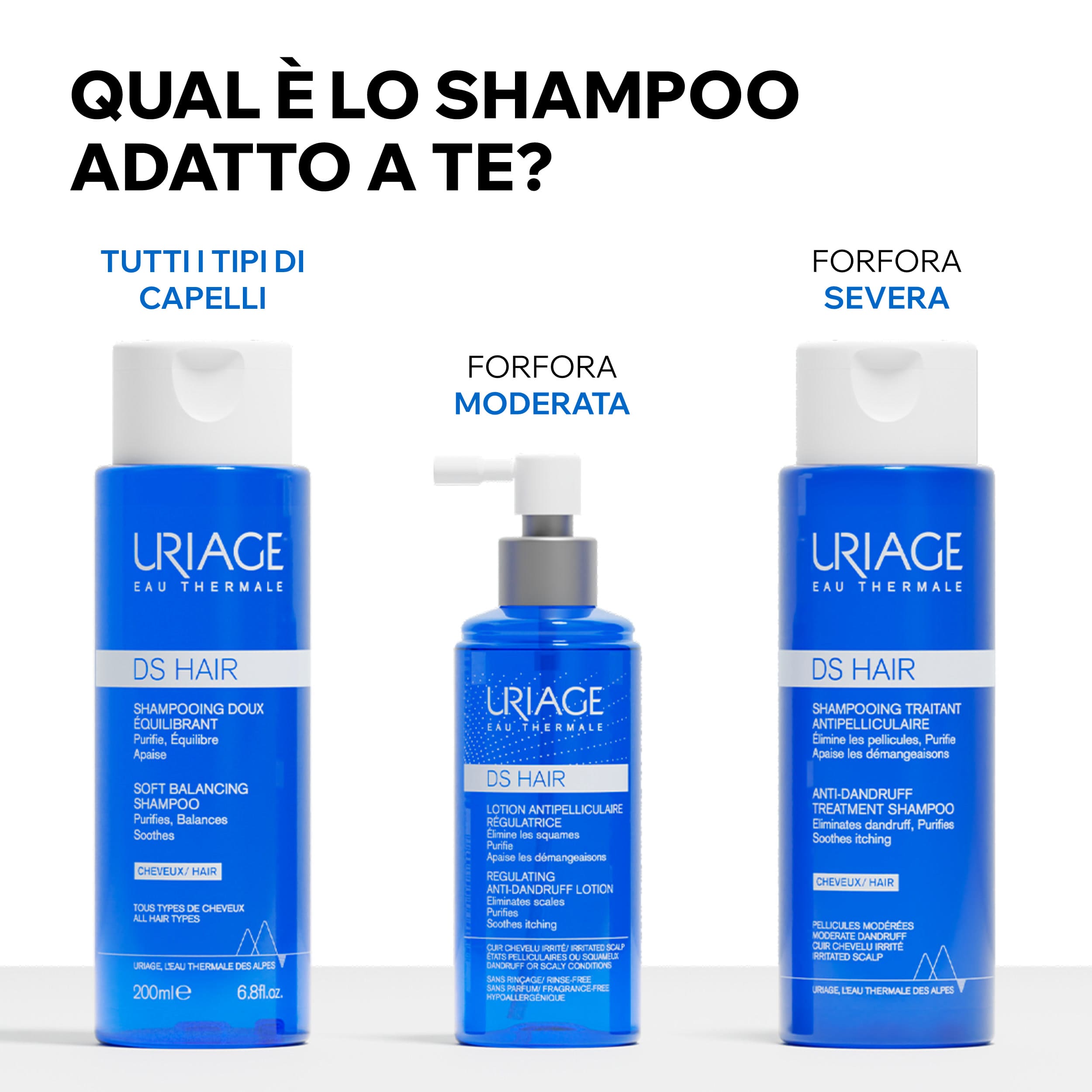 Uriage - DS Hair - Shampoo Delicato Riequilibrante 500 ml