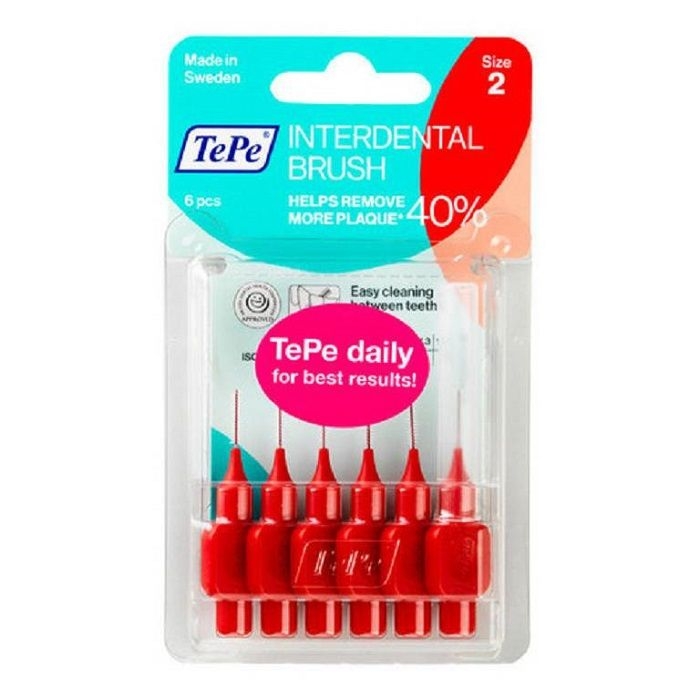 TePe Scovolino Rosso Per Pulizia Interdentale 0,5 mm 6 Pezzi