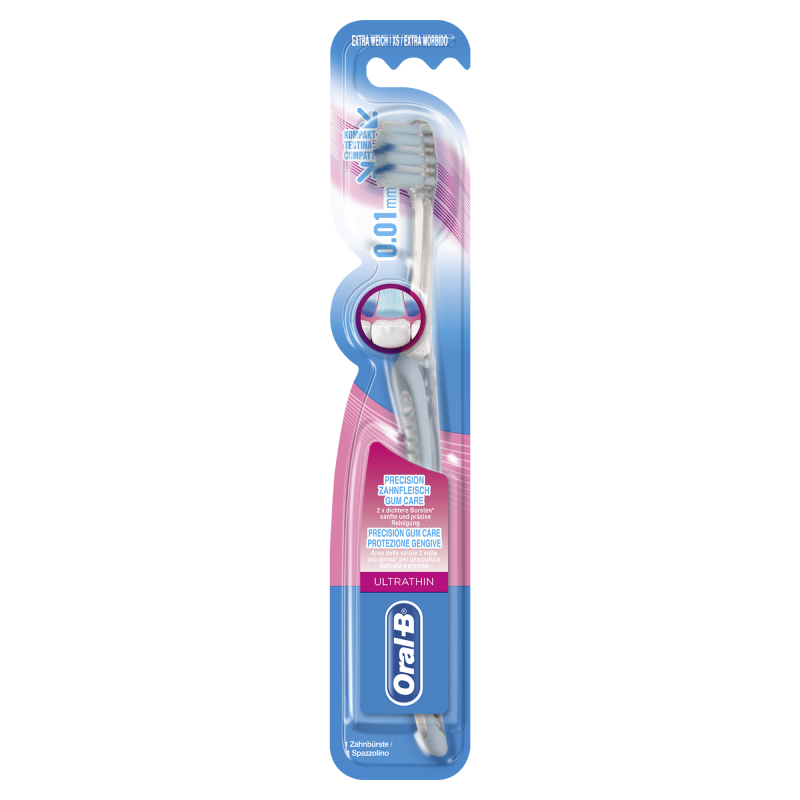 Spazzolino Manuale Extra Morbido Oral-B Ultrathin Protezione Gengive Spazzolino Manuale Extra Morbido Oral-B Ultrathin Protezione Gengive