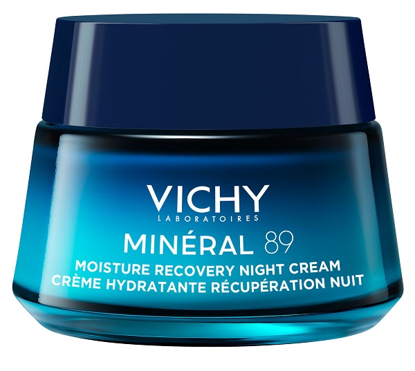 Vichy Minéral 89 Crema Notte Idratante Effetto Rigenerante con Melatonina Pura 50ml