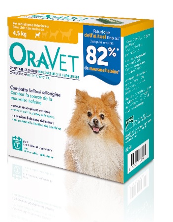 Oravet Gomma Per L'Igiene Orale dei Cani Taglia XS 7 Pezzi