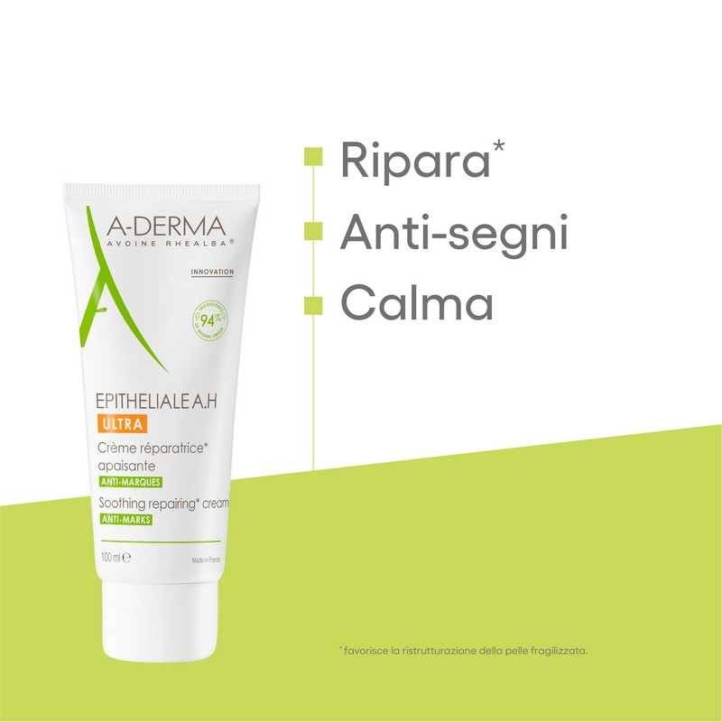 A-DERMA EPHITELIALE AH Crema Ristrutturante Lenitiva 100mL A-DERMA EPHITELIALE AH Crema Ristrutturante Lenitiva 100mL