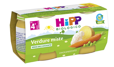 Hipp Biologico Omogeneizzato Verdure Miste 2 x 80 g Hipp Biologico Omogeneizzato Verdure Miste 2 x 80 g