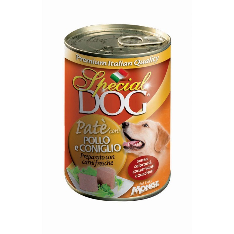SPECIAL DOG CANE PATE' POLLO CONIGLIO 400GR (lattina)