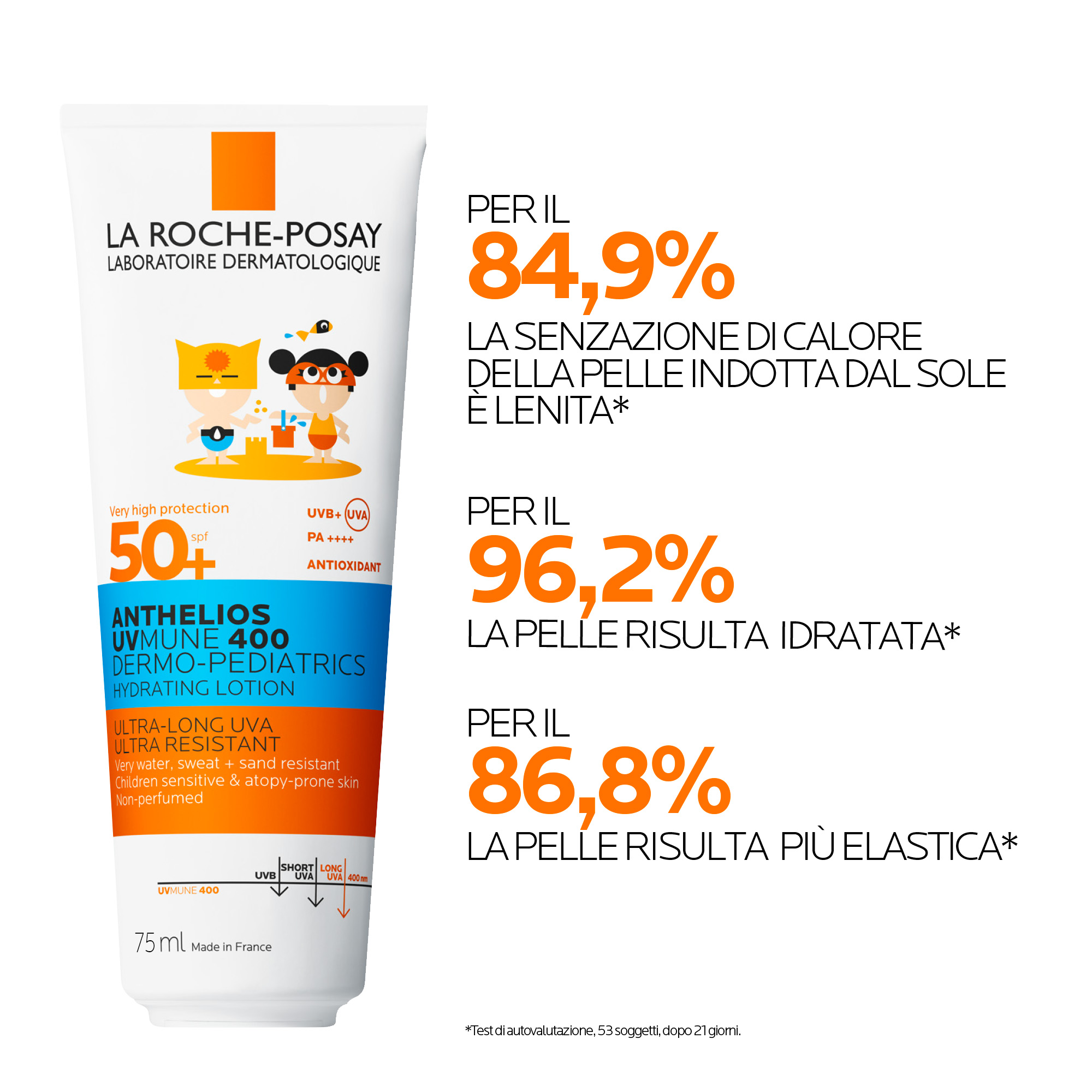 La Roche-Posay - Anthelios Uvmune 400 Dermo-Pediatrics Latte Idratante SPF50+ Bambini 75 ml