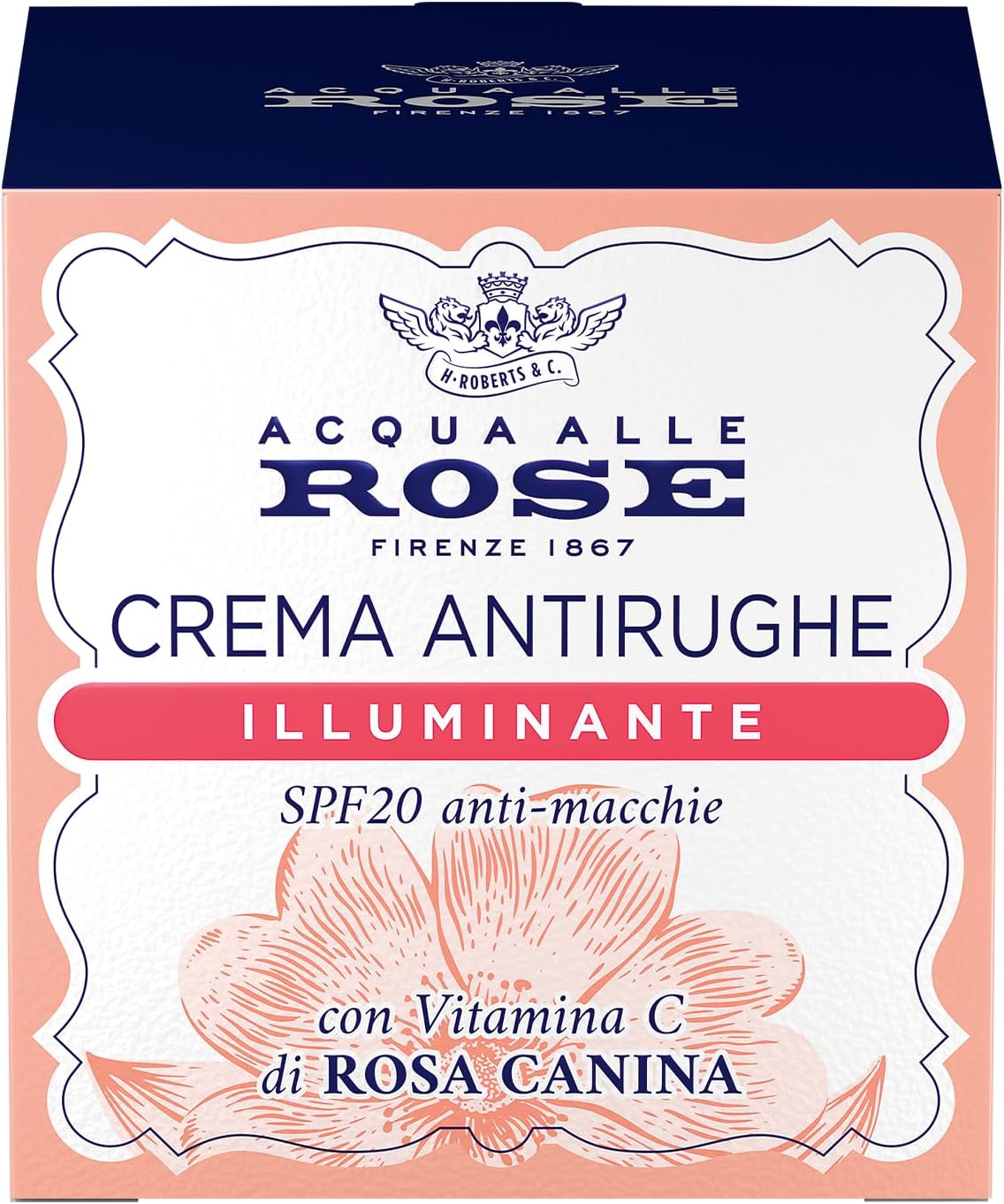 Acqua Alle Rose - Crema Antirughe Illuminante SPF20 Anti-Macchie Viso 50 ml