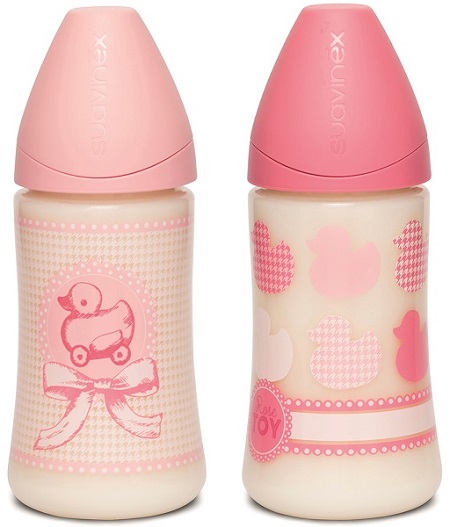 SUAVINEX BIB270 LATT 3POS ROSA