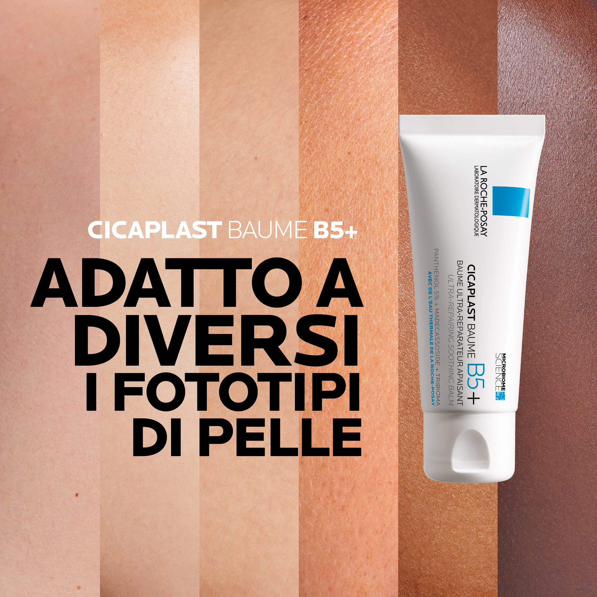 La Roche-Posay Cicaplast Baume B5+ Balsamo Lenitivo Ultra-riparatore per pelle sensibile, arrossata o fragilizzata 40 ml