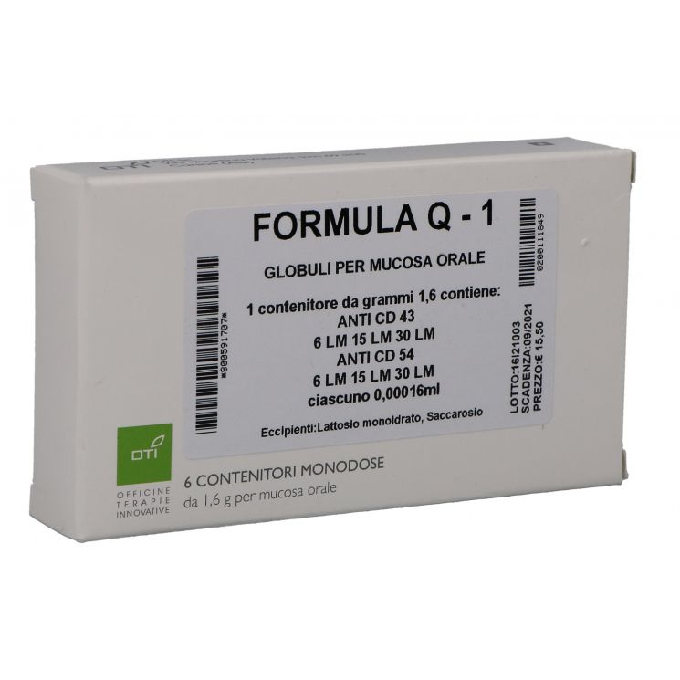 Oti Formula Q1 6 Fiale Globuli Oti Formula Q1 6 Fiale Globuli