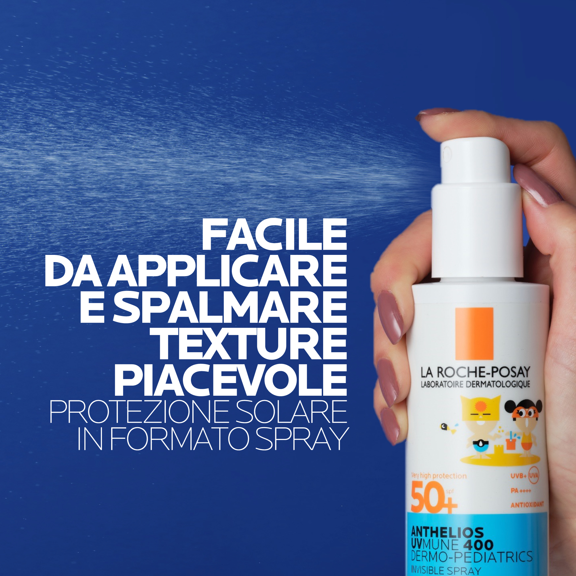 La Roche-Posay - Anthelios Uvmune 400 Dermo-Pediatrics Spray Invisibile SPF50+ Bambini 200 ml