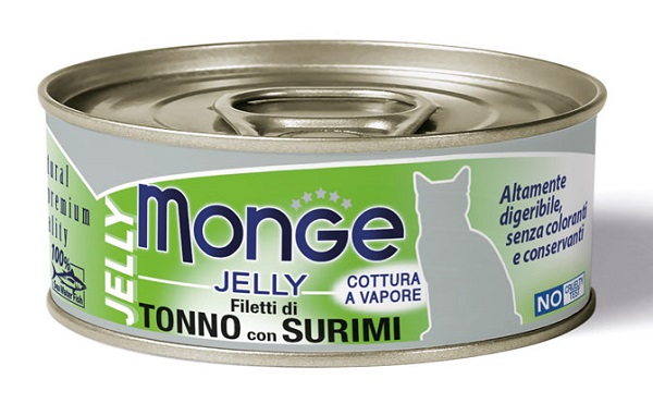 MONGE JELLY FILETTI TONNO/SURI