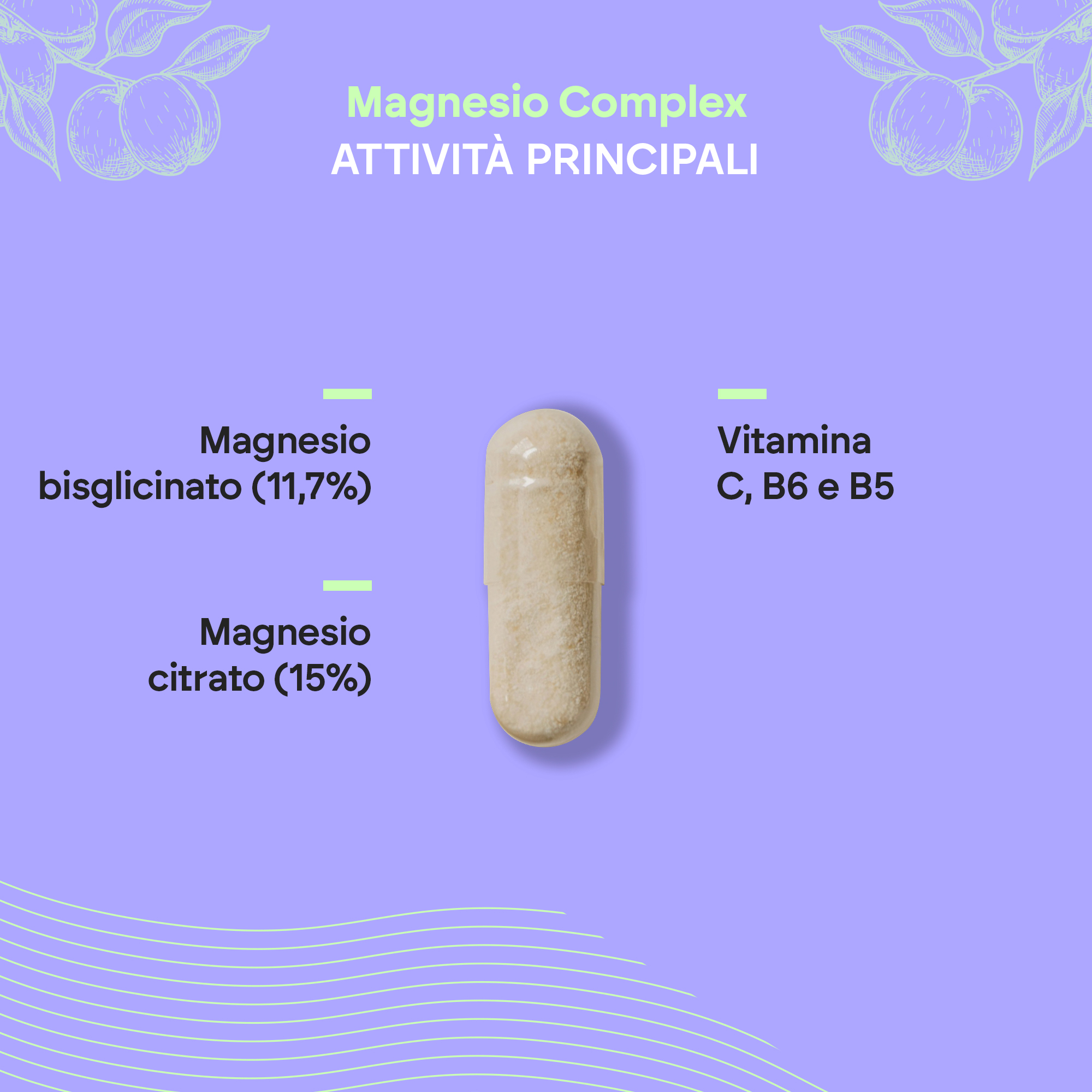 Nutralie Magnesio Complex Bisglicinato e Citrato 120 Capsule