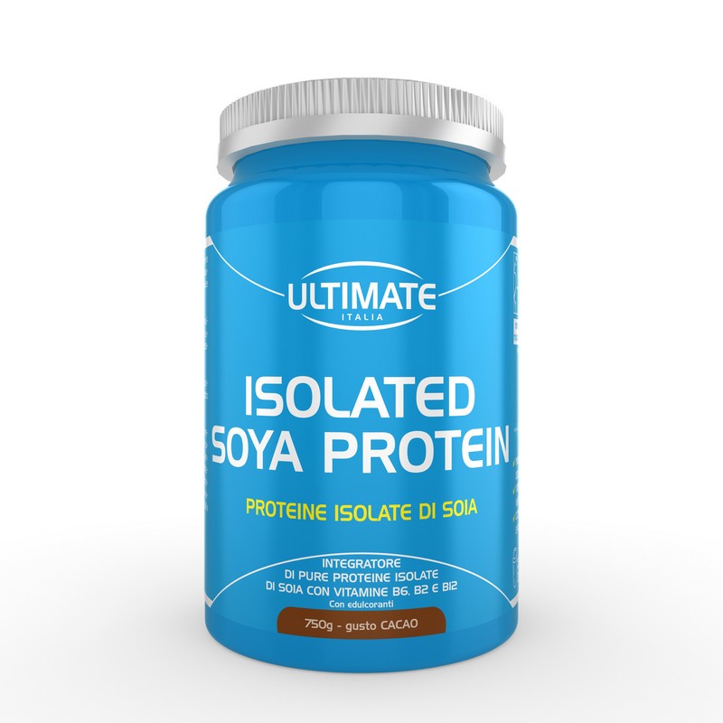 Ultimate Italia Isolated Soya Protein Gusto Cacao - Proteine Isolate Di Soia 750 g