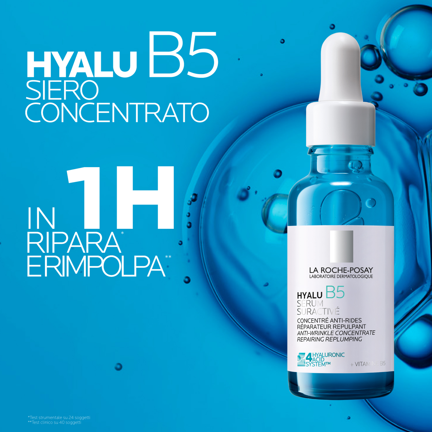 La Roche-Posay Hyalu B5 - Siero Concentrato Antirughe Riparatore E Rimpolpante 30 ml​