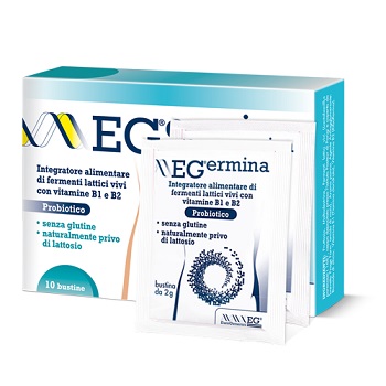 EGermina Granulato Integratore Alimentare Fermenti Lattici 10 Bustine