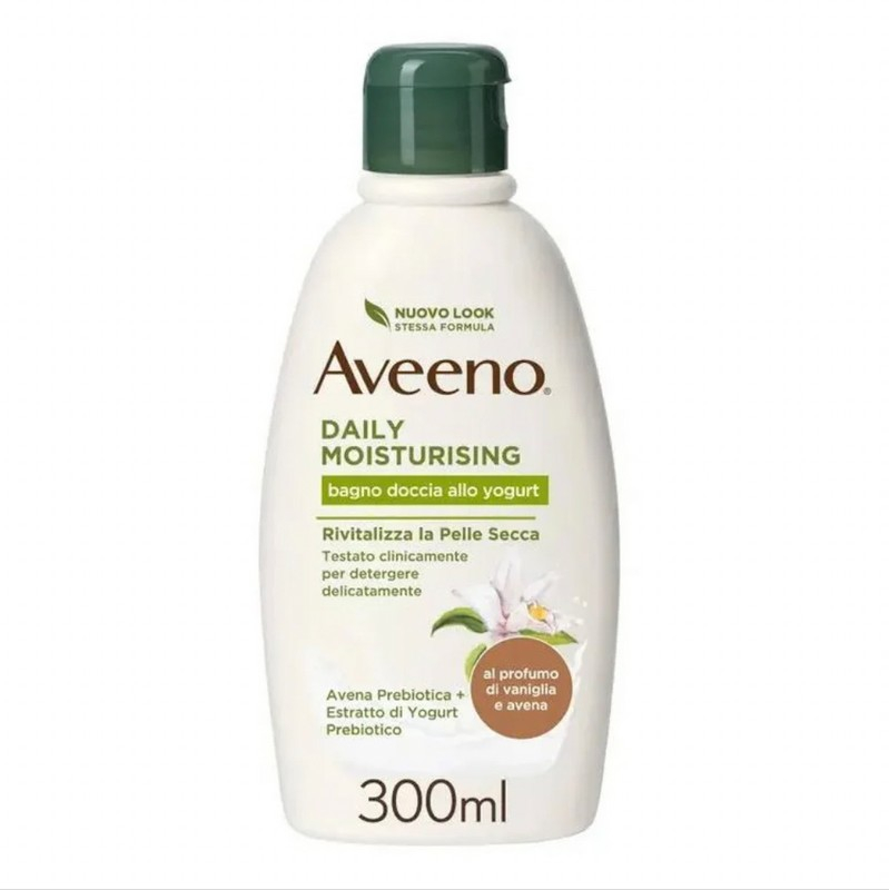 AVEENO BAGNO DOCCIA ALLO YOGURT, AL PROFUMO DI VANIGLIA E AVENA 300ml AVEENO BAGNO DOCCIA ALLO YOGURT, AL PROFUMO DI VANIGLIA E AVENA 300ml