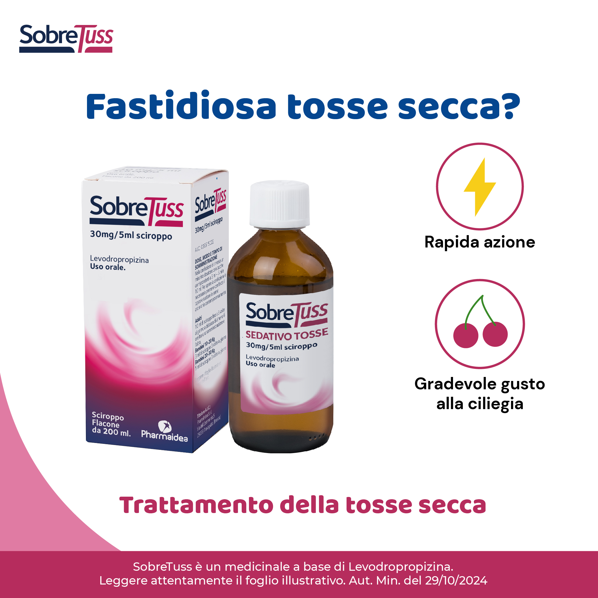 SOBRETUSS SCIROPPO 30MG/5ML SOBRETUSS SCIROPPO 30MG/5ML