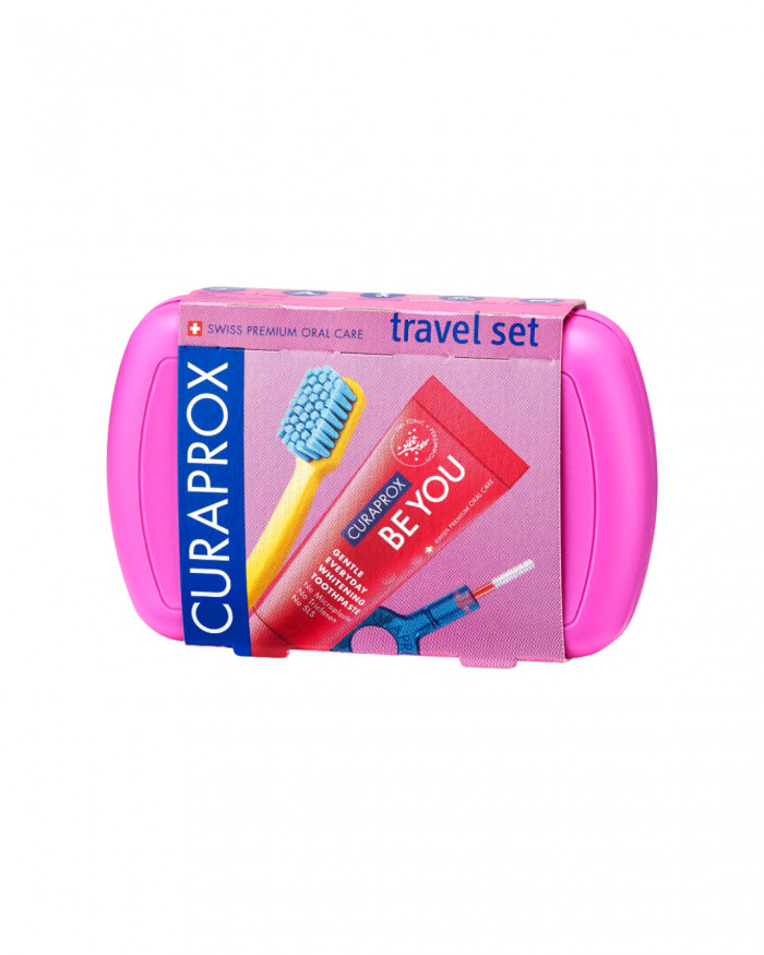 CURAPROX TRAVEL SET PINK CURAPROX TRAVEL SET PINK