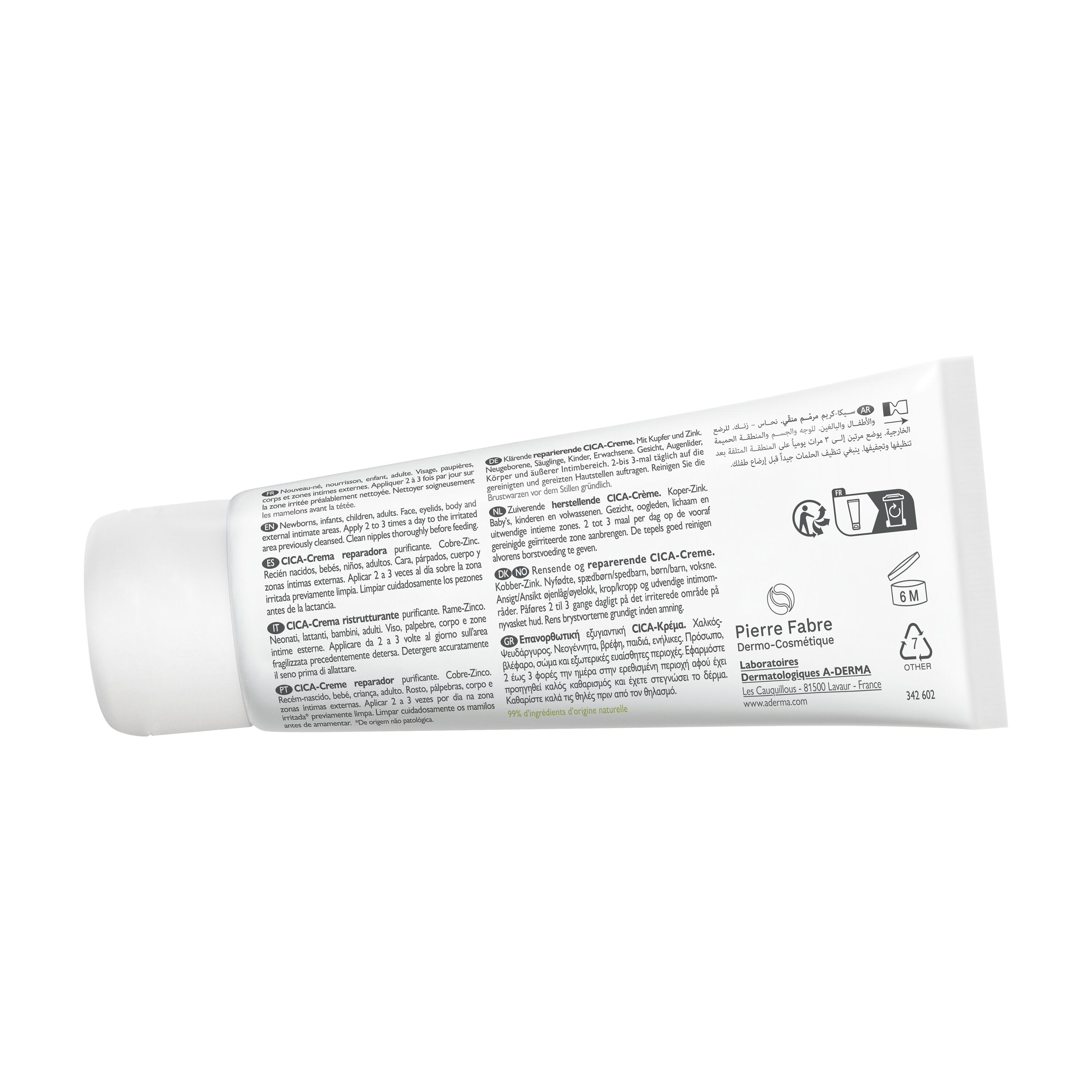 A-Derma Dermalibour+ - Cica Crema Ristrutturante Purificante Per Pelle Irritata E Fragile 50 ml 