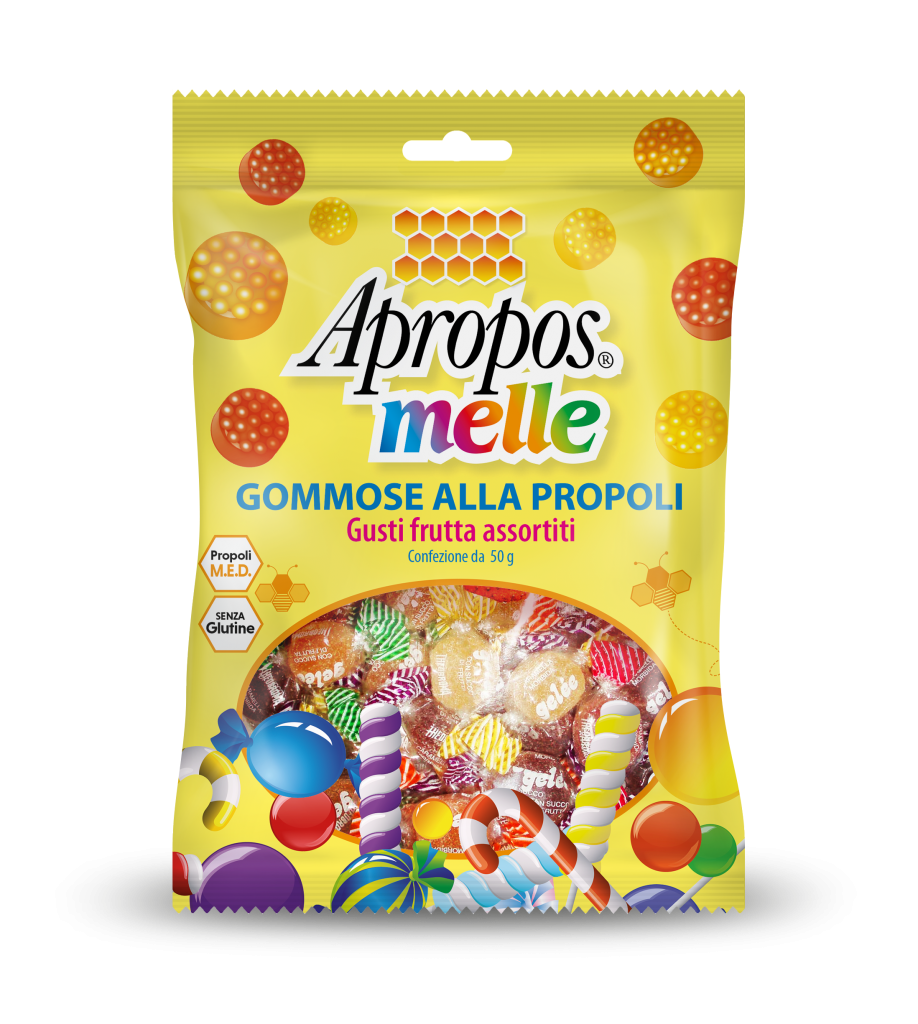 Apropos Melle Gommose alla Propoli Gusto Frutta 50 g