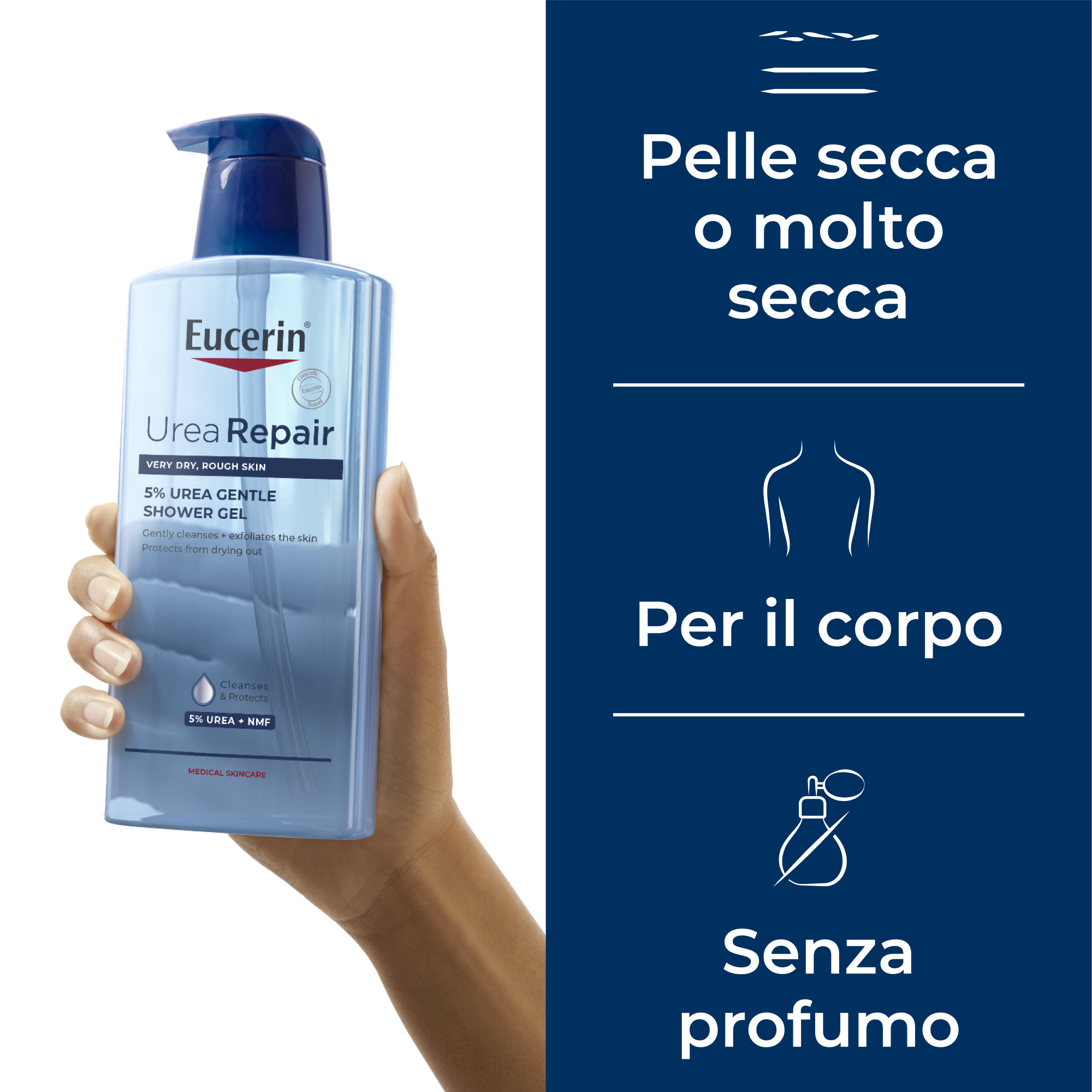 EUCERIN 5% UREA GEL DOCCIA DEL EUCERIN 5% UREA GEL DOCCIA DEL