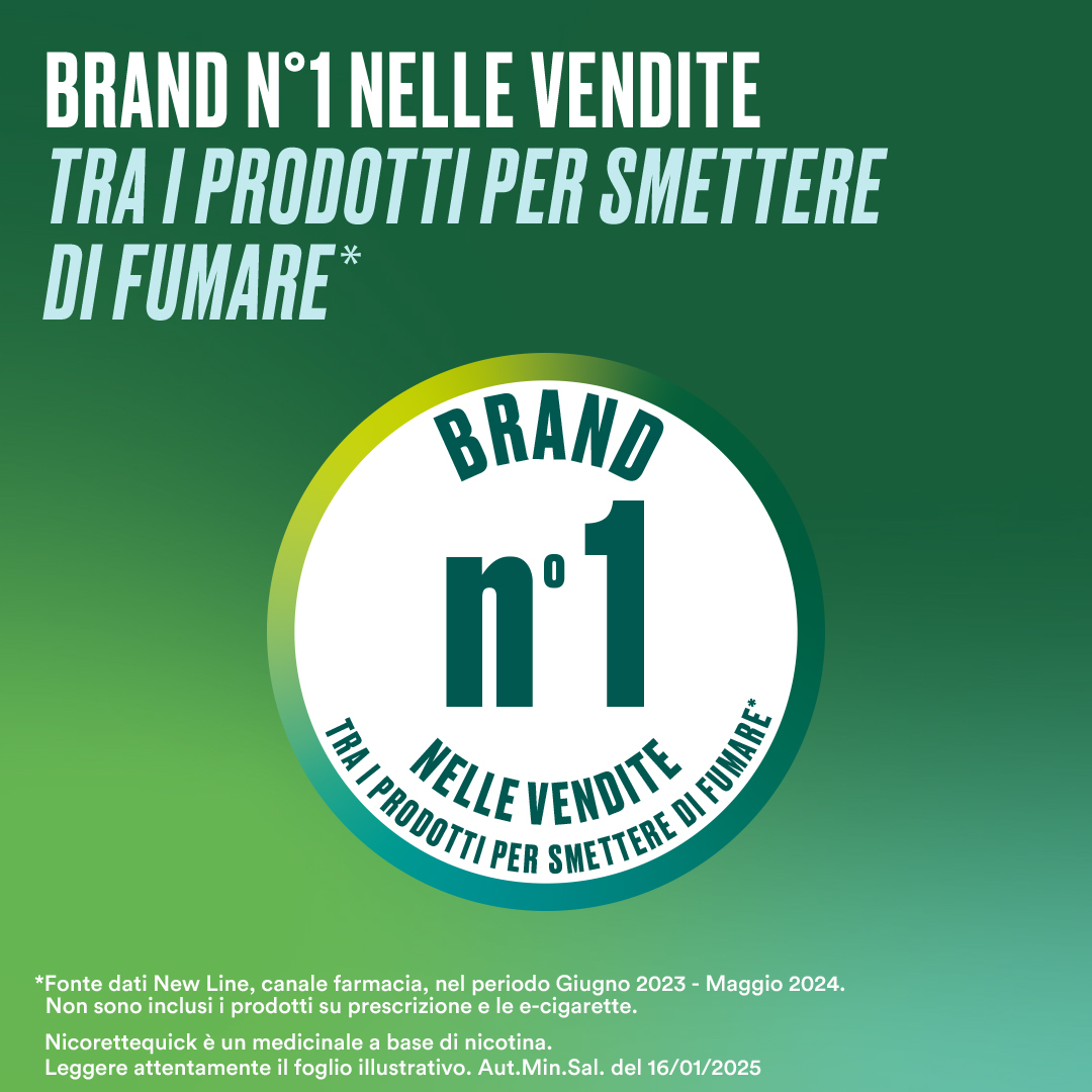 Nicorettequick Spray per Alleviare Astinenza da Nicotina Menta Nicorettequick Spray per Alleviare Astinenza da Nicotina Menta