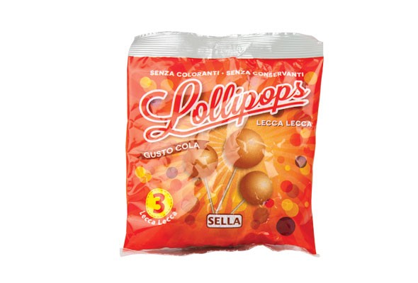 Sella Lollipops Lecca Lecca Alla Cola 3 Pezzi