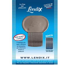 LENDIX PETTINE ANTIPIDOCCHI IN ACCIAIO