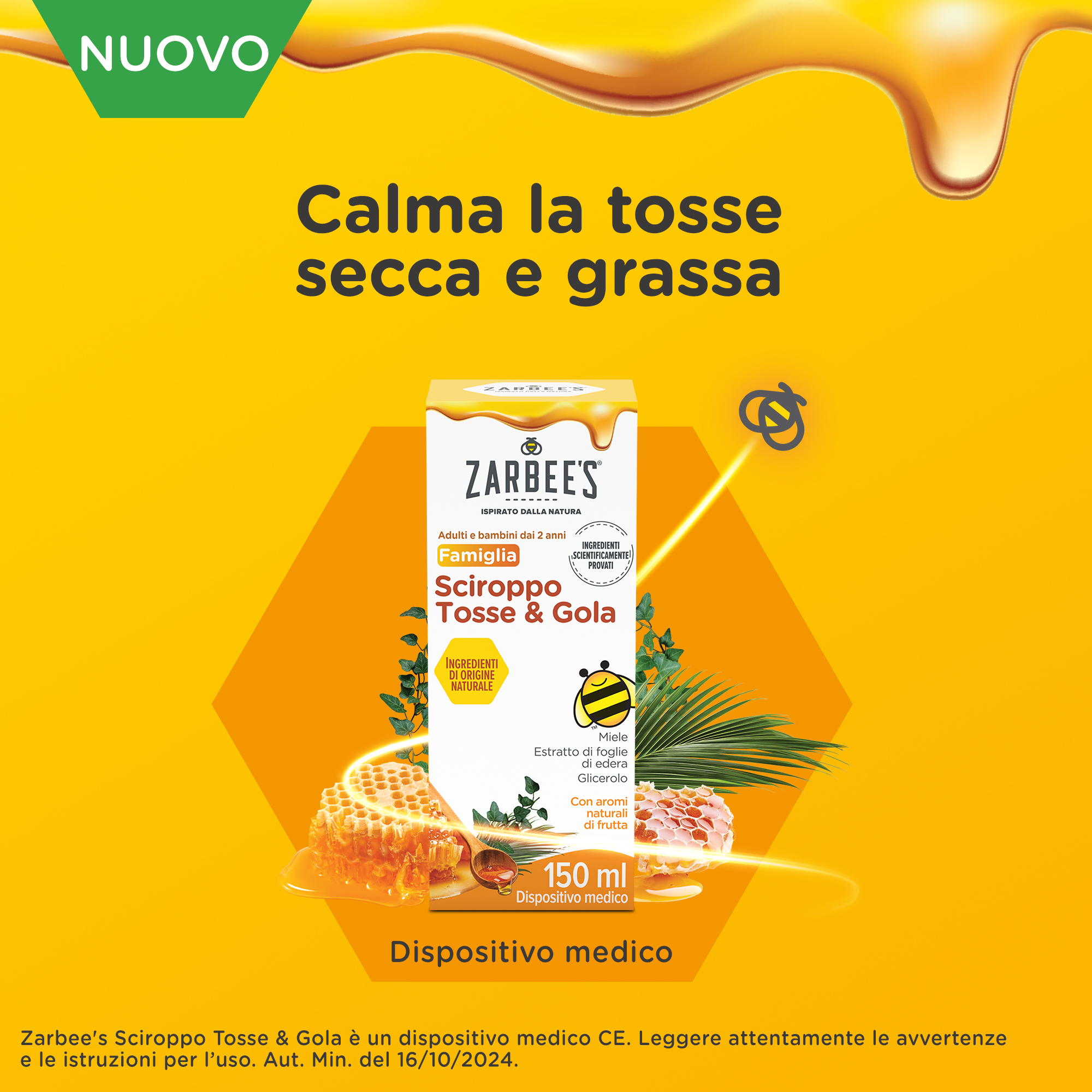 Zarbee's Sciroppo Tosse & Gola 150 ml, Sciroppo tosse adulti e bambini a partire dai 2 anni Zarbee's Sciroppo Tosse & Gola 150 ml, Sciroppo tosse adulti e bambini a partire dai 2 anni
