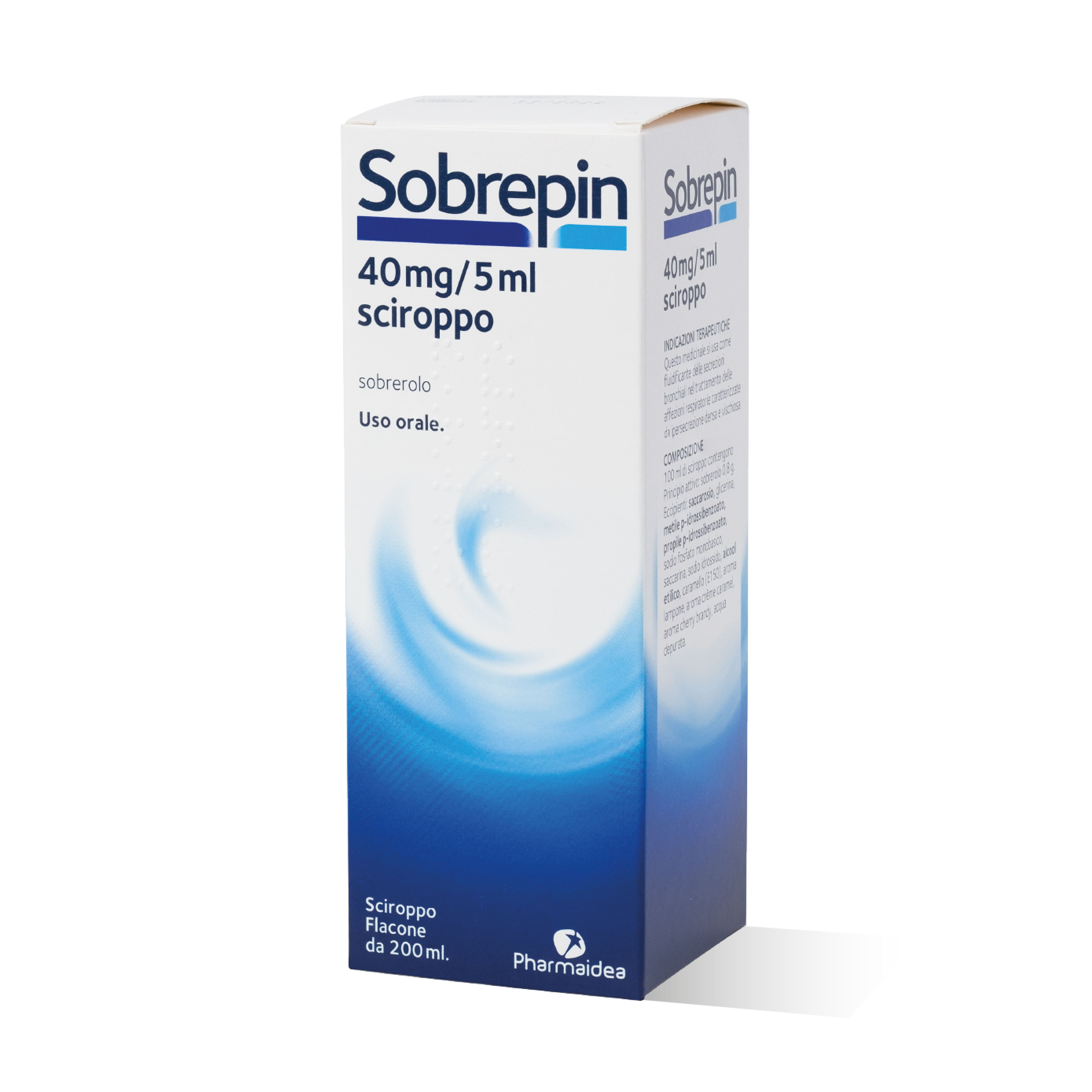 SOBREPIN MUCOLITICO TOSSE GRASSA SCIROPPO 200ML 0,8% 
