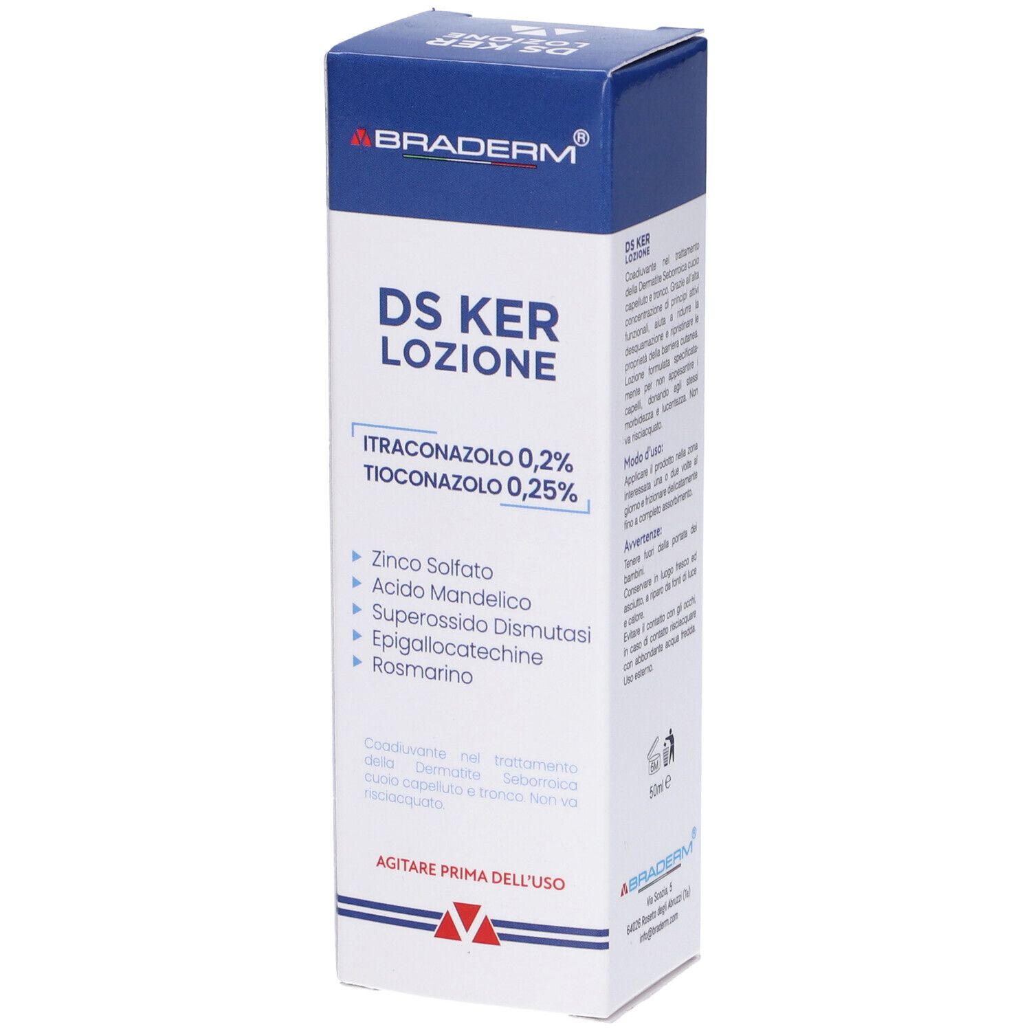 BRADERM DS KER LOZIONE 50ML