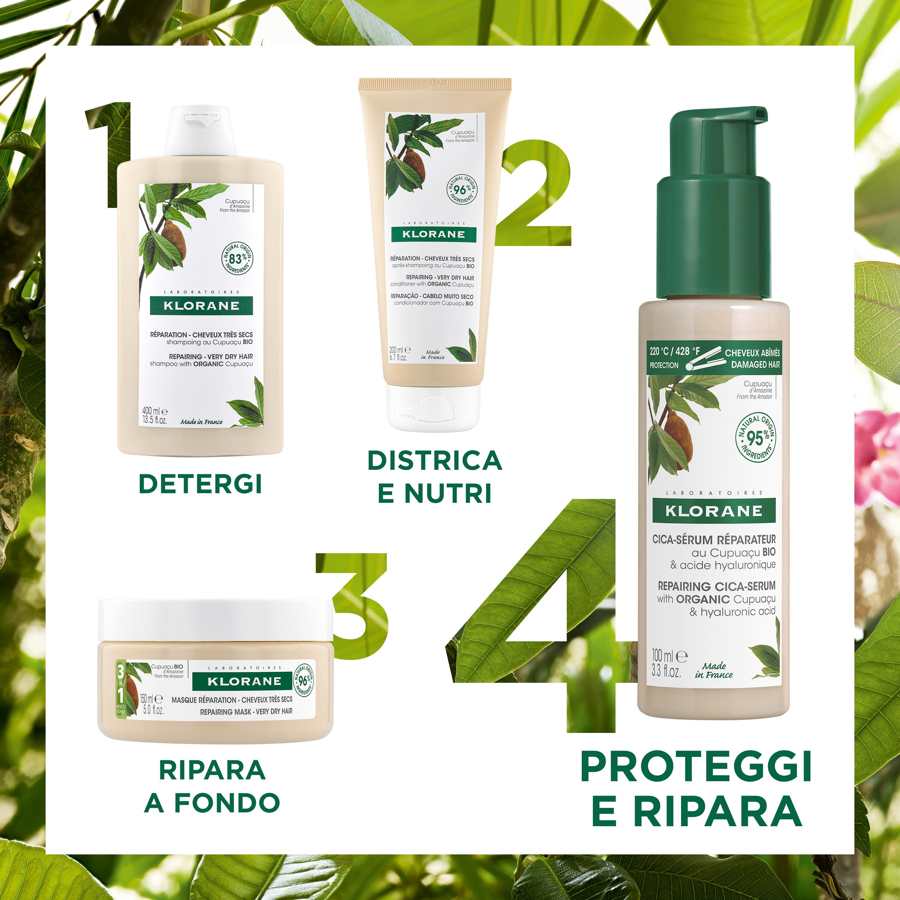 Klorane - Cica-Siero Ristrutturante E Termo-Protettivo Al Cupuaçu Bio 100 ml